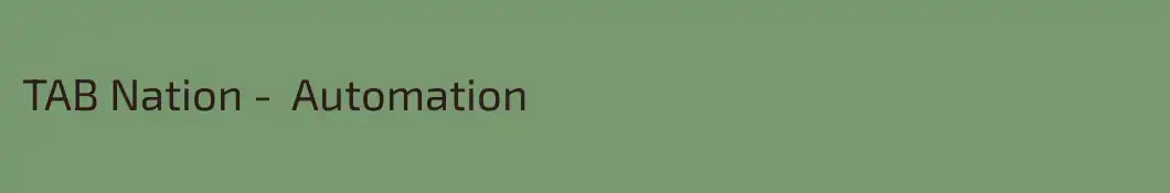 TAB Nation -  Automation 